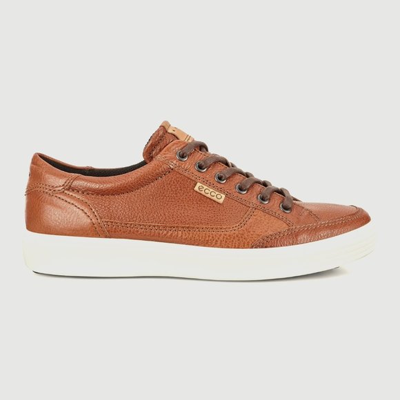 ecco soft 7 long lace perforated sneaker